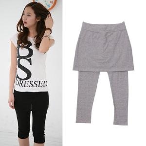 라일리 면스판 7부 치마레깅스 JE-2567 아이보리 + 0원