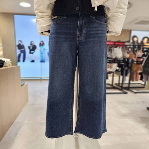 캘빈클라인 진 여성 울트라 하이 와이드레그 핏 47B936G-U3N