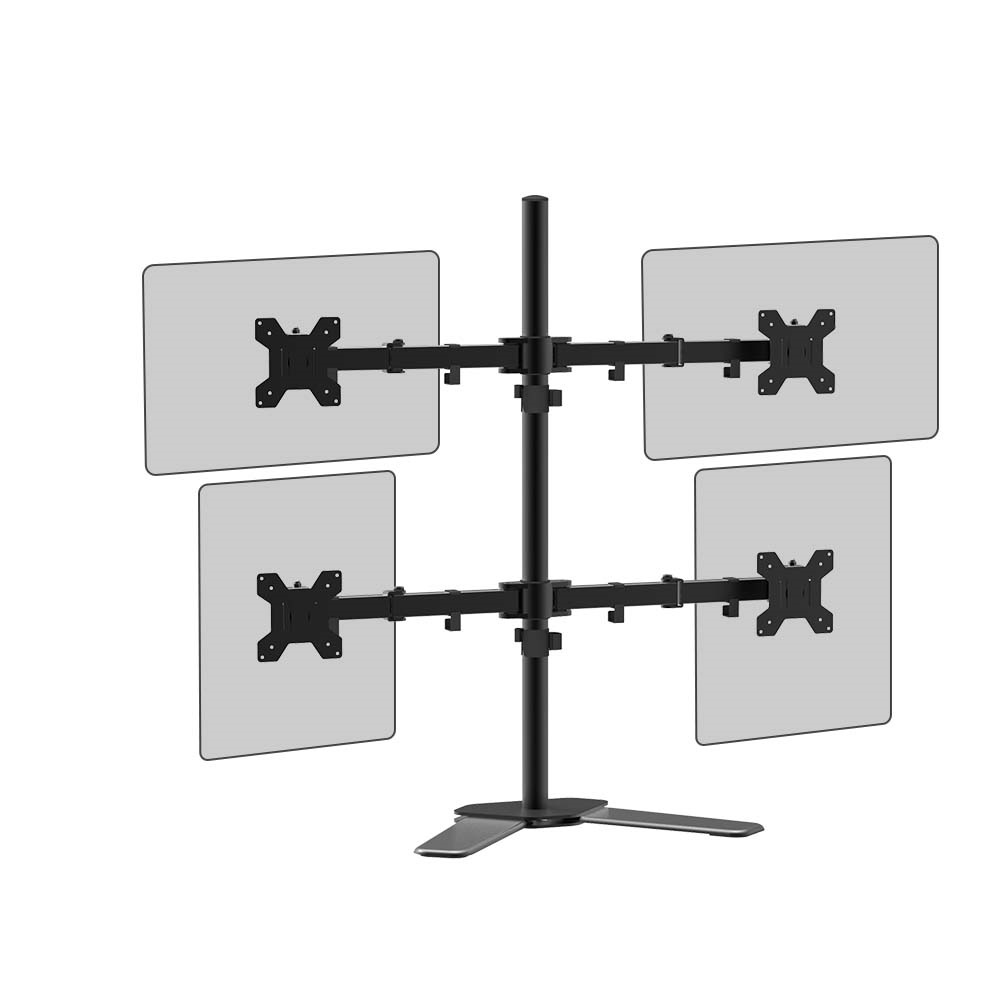 엘디네트웍스 Anyport L-MOUNT APL-T048 쿼드 모니터암 거치대 스탠드형_이미지