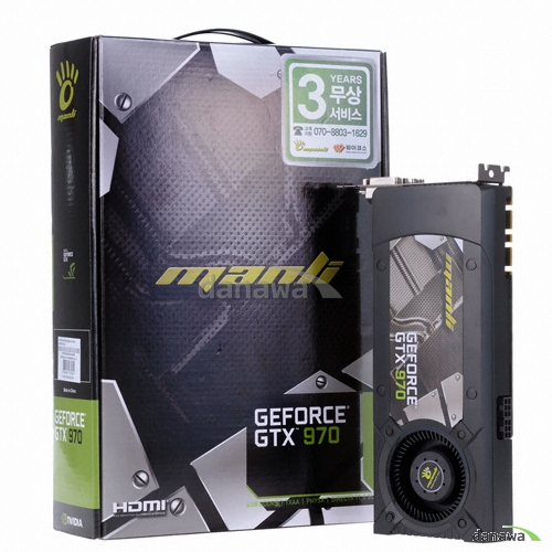 MANLI 지포스 GTX970 Classic D5 4GB