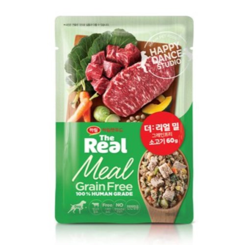 더리얼 독 밀 그레인프리 소고기 60g