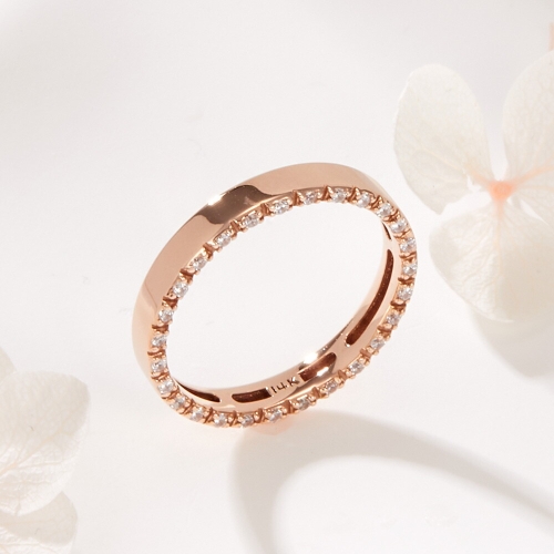 비앤비골드 14K 큐빅볼 올밴드 반지 SCW41919_이미지