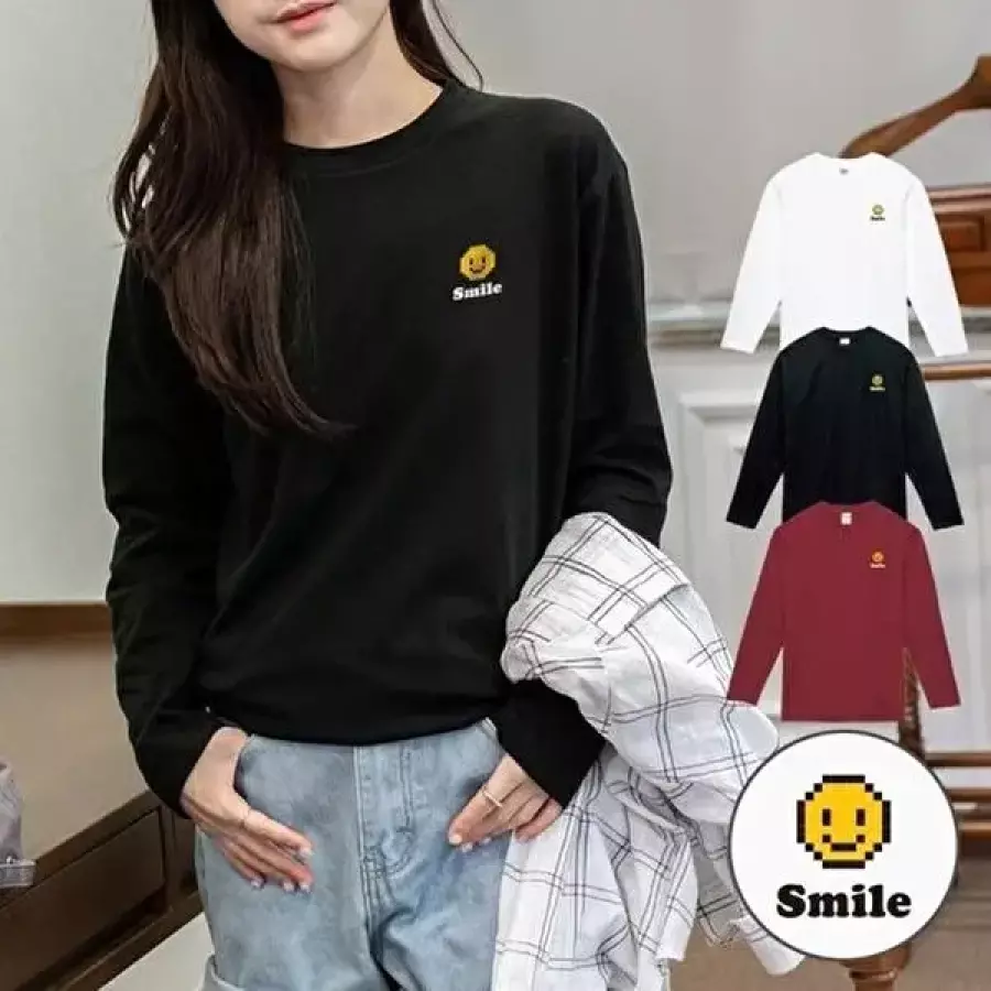 패션 험블 여자박스티 롱티 레이어드 긴팔티 9067685