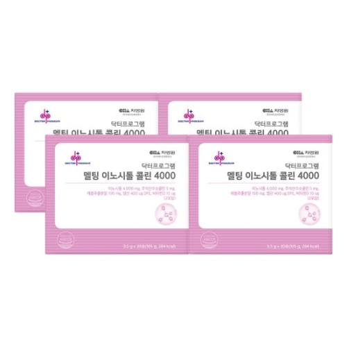 차병원 닥터프로그램 멜팅 이노시톨 콜린 4000 30포 (4개)