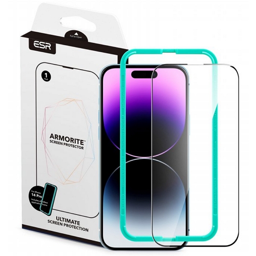 ESR 아이폰14 프로 10X 가이드 아머라이트 강화유리 보호필름 (액정 1매)