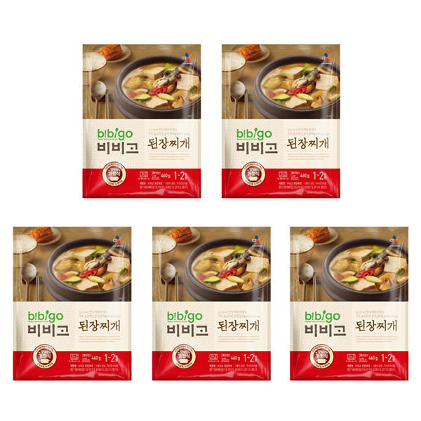 CJ제일제당 비비고 된장찌개 460g (5개)_이미지