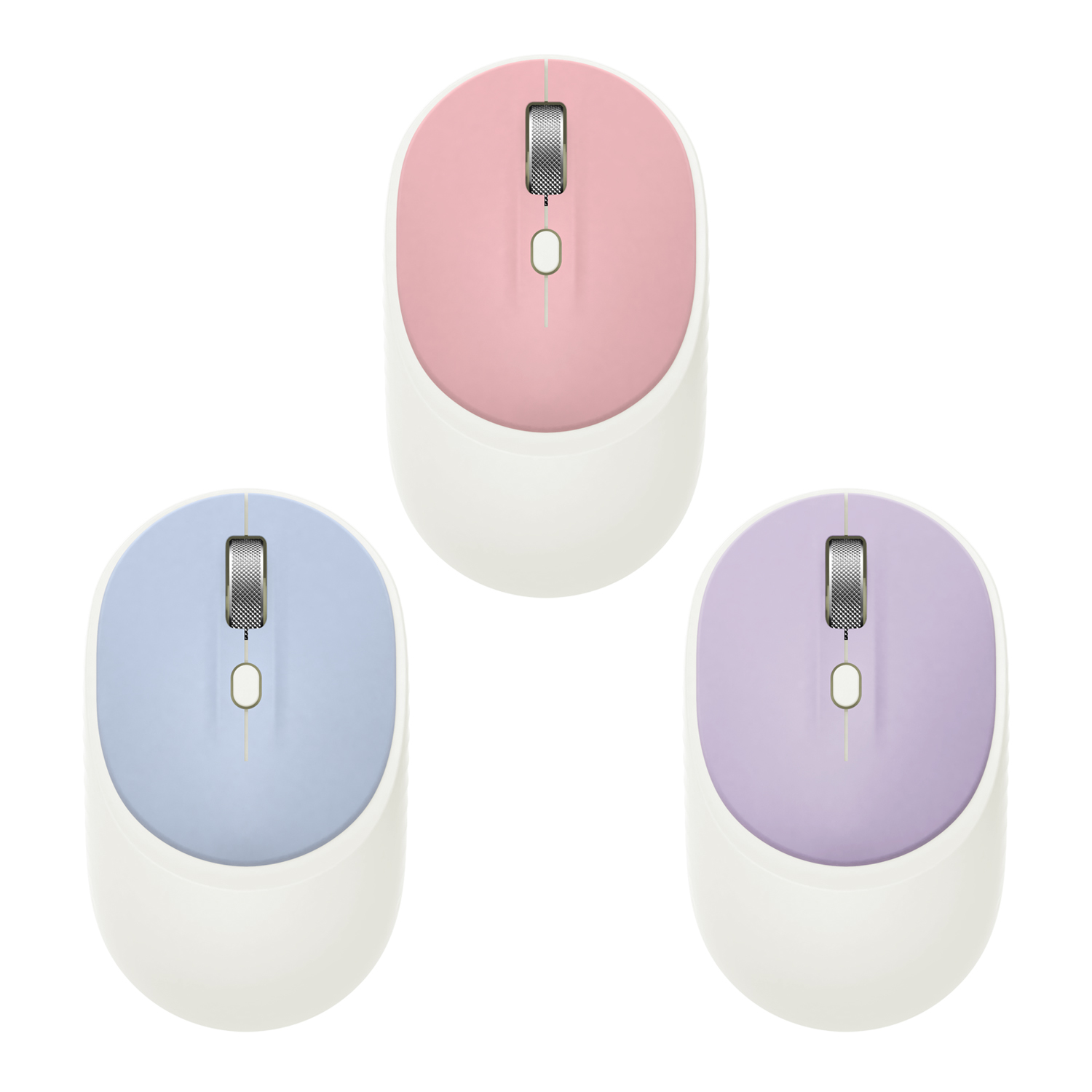 앱코 MELLO 멀티 페어링 무소음 무선 (크림 블루)