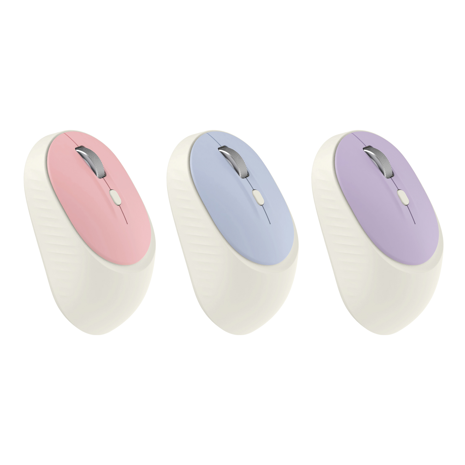 앱코 MELLO 멀티 페어링 무소음 무선 (크림 블루)_이미지