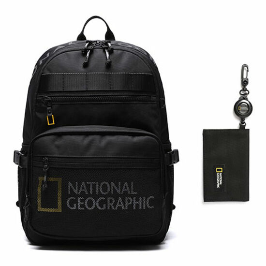 내셔널지오그래픽 듀블 에어 백팩 N211ABG040 (BLACK)