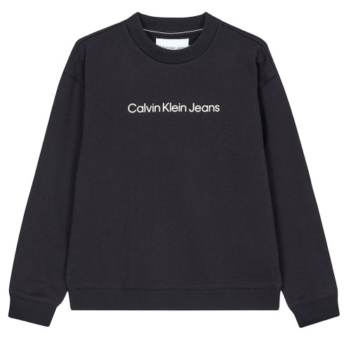 캘빈클라인진 인스티튜셔널 로고 보이프렌드핏 스웨트셔츠 J217953_이미지