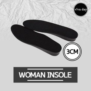 S7W0D8E7B VA08 국내산 3cm 여성 깔창 언더풋 신발 키높이 메쉬 라텍스 황토 가죽 남성