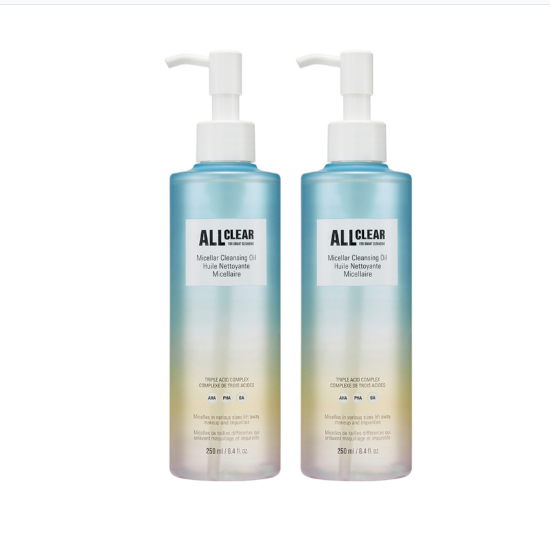 LG생활건강 더페이스샵 올클리어 미셀라 클렌징 오일 250ml