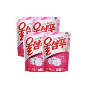 애경 울샴푸 오리지널 1800ml 대용량 3+1 울세제 중성세제