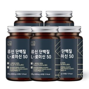 자연바름 류신 단백질 L-로이신 50 600mg 60정