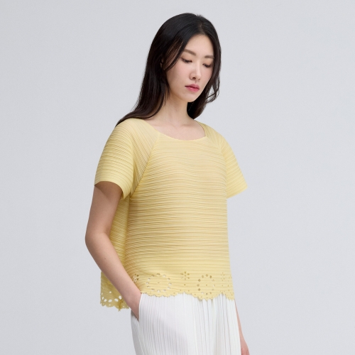 벌룬 아일렛 블라우스_PPBLM125005