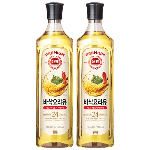 해표 바삭 요리유 900ml이미지입니다. 누르면 해당 게시물로 새창이동합니다.