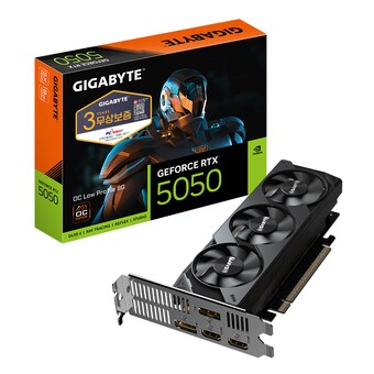 GIGABYTE 지포스 RTX <b>5050</b> UD2 OC D6 8GB Nano LP 피씨디렉트