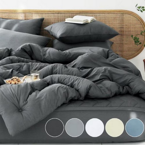 바숨 알러지케어 먼지없는 차렵이불패드 세트 (퀸 Q)_이미지