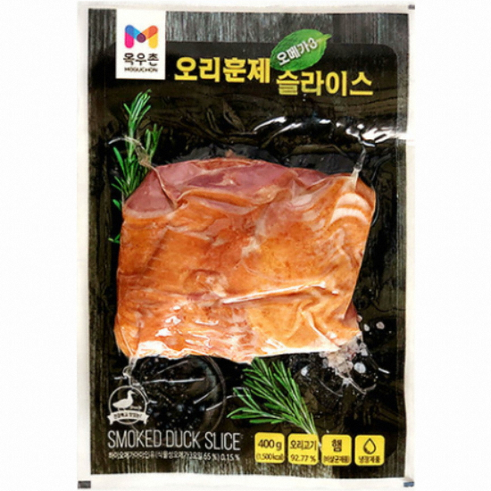 목우촌 오메가3 오리훈제 슬라이스 400g (2개)_이미지