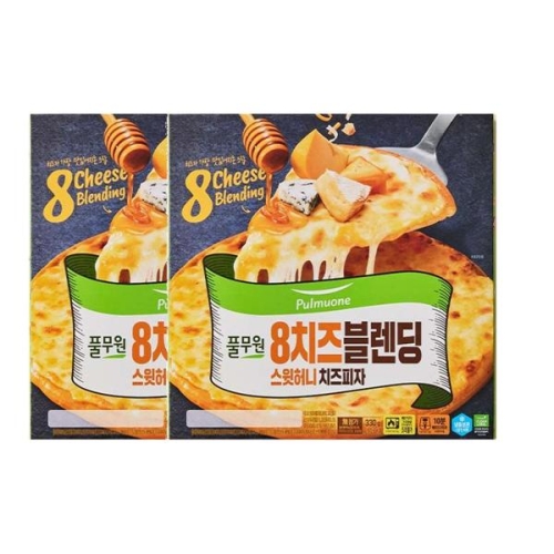 풀무원 8치즈 블렌딩 스윗허니 치즈피자 330g (2개)_이미지