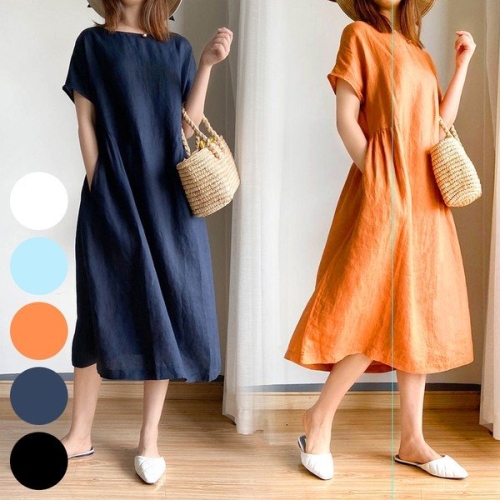 아이우먼 위쉬몰 DK 하레반팔A라인롱원피스 R057H405 빅사이즈