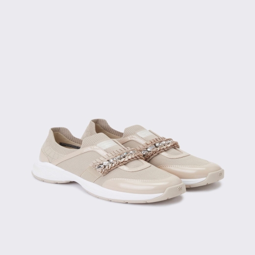 슈콤마보니 Gladys knit sneakers beige DG4DS24005BEE GH
