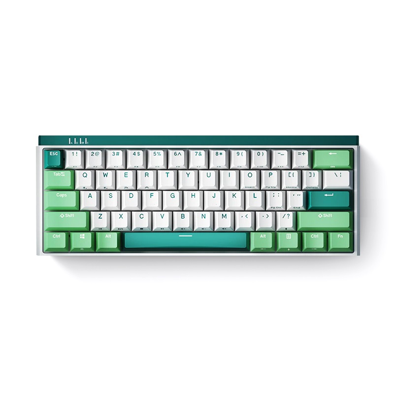 DURGOD K330w 영문 블루투스 유무선 기계식 키보드 (MINT, 황축)_이미지