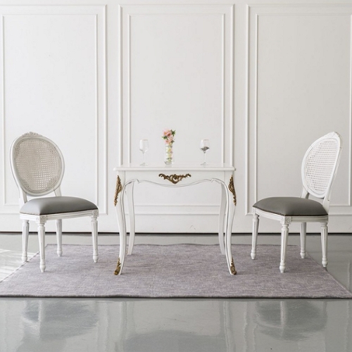 소피아엘렌 엘라 라탄 프렌치 엔틱 원목 식탁 750