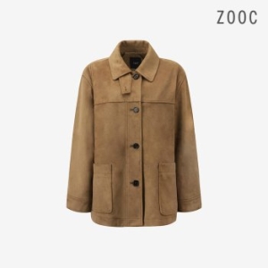 ZOOC 싱글 스웨이드 하프 자켓 BR_V254PSF959_이미지