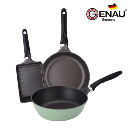 프로스 IH 티타늄코팅 프라이팬 3종D (팬28+궁중팬28+계란말이팬20)