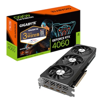 GIGABYTE 지포스 RTX 4060 GAMING OC D6 8GB 피씨디렉트