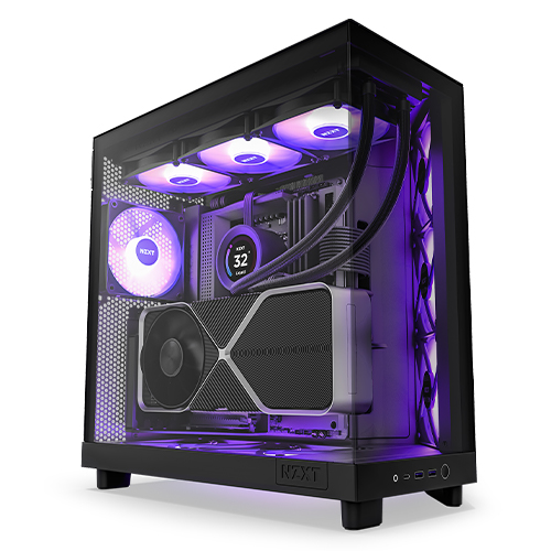 NZXT H6 Flow RGB 브라보텍 (매트 블랙)_이미지
