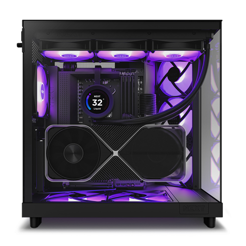 NZXT H6 Flow RGB 브라보텍 (매트 블랙)_이미지