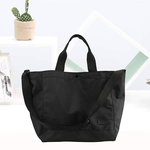 심플 KWJ603H2 블랙 쇼퍼 노트북가방 크로스백 레프트필드 345_이미지