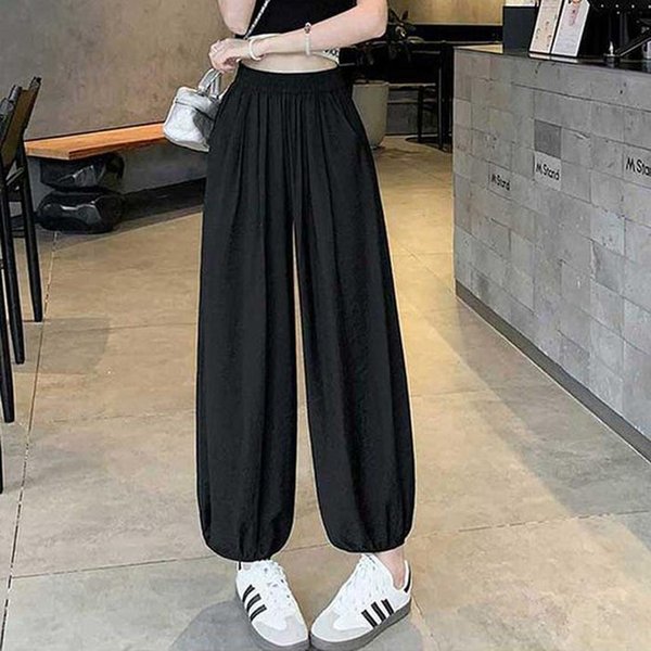 더블디 여성 데일리룩 루즈핏 밴딩 바지 TDN-0271 42342851A