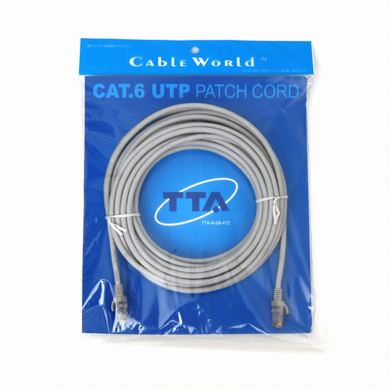 CableWorld CAT.6 UTP 패치 코드 랜케이블 (100m)_이미지