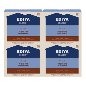 이디야 비니스트 바닐라라떼 30개입 (4개)