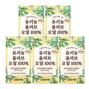 일양약품 유기농 올리브오일 100 140ml(10mlx14포) (5개)_이미지