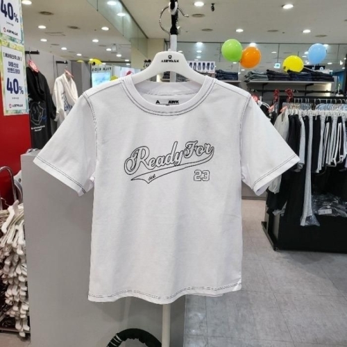 에어워크주니어 sh06 CP싱글 스티치 반팔티셔츠 A252G1382C