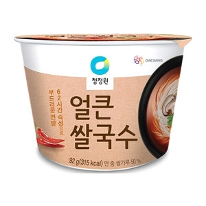 정우종합유통  쌀국수 얼큰한맛 12입 한박스 컵라면 사발면