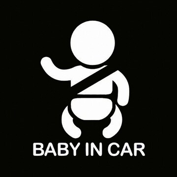 프리스타일 안전밸트 Baby in car 커팅 (120x145mm)