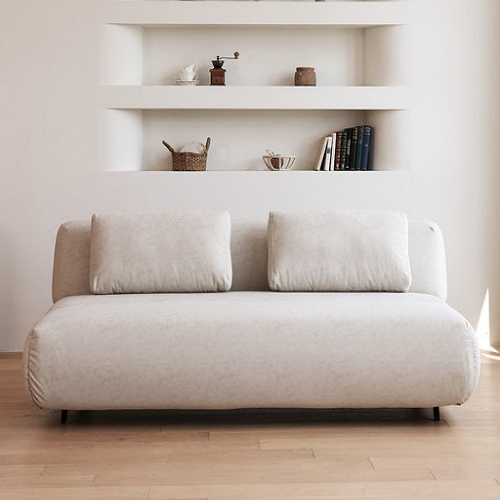 라자가구 루나 접이식 패브릭 소파베드 3인용_이미지