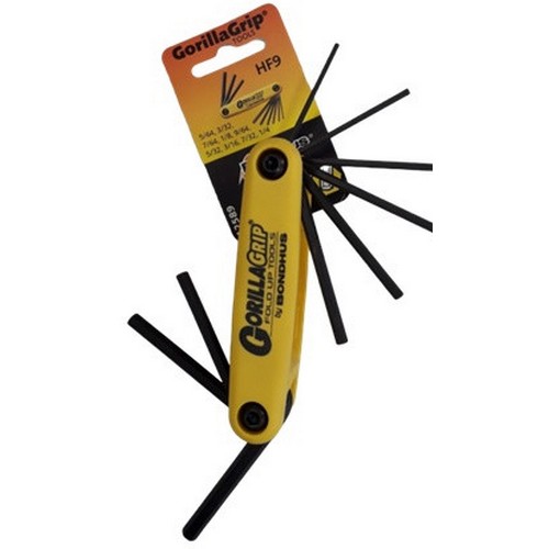 본더스  고릴라그립 육각 접렌치 세트 HF9-12589 (9pcs)