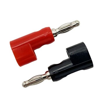 티테크놀로지 T-BPS41 <b>바나나</b> <b>플러그</b> 블랙 레드 세트