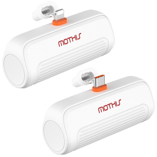 모디스 PD 20W 미니 도킹형 보조배터리 MOTHIS-PA5PD20W 5000mAh (C타입+8핀)_이미지