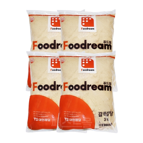 푸드림 갈색설탕 3kg (4개)_이미지
