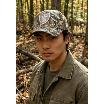 뉴에라 9포티 A프레임 리얼 트리 라스베이거스 레이더스 캡 다크 그린 7668568