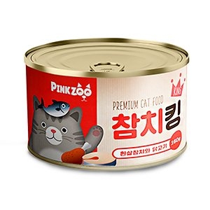  동원F&B 핑크쥬 참치킹 흰살참치와 닭고기 160g [1개] 상품이미지