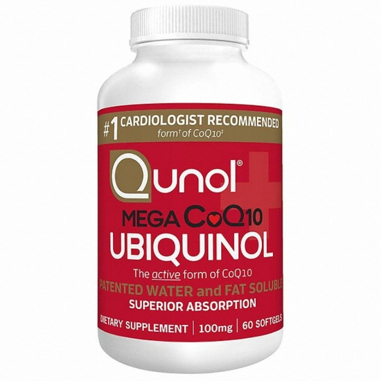  Qunol 큐놀 유비퀴놀 200mg CoQ10 소프트젤 60정