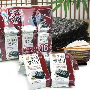 웅비식품 해의락 한겨울 광천김4g [64개]